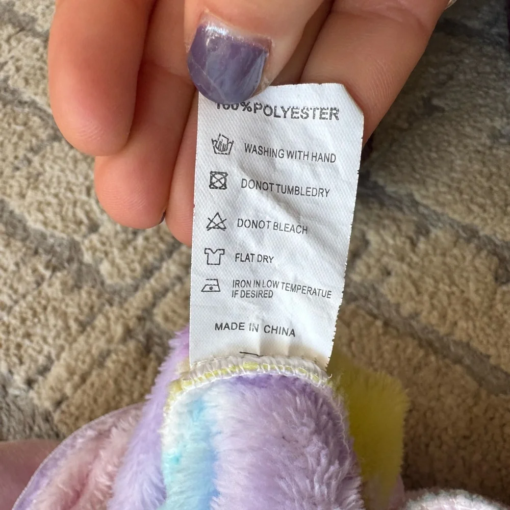 Colorful Unicorn Hooded Kids Footie